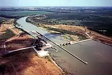 Newt Graham Lock and Dam on the Verdigris River in Wagoner County, Oklahoma