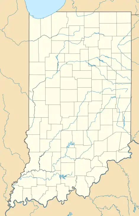 Cincinnati, Richmond, & Muncie Depot (Muncie, Indiana) is located in Indiana