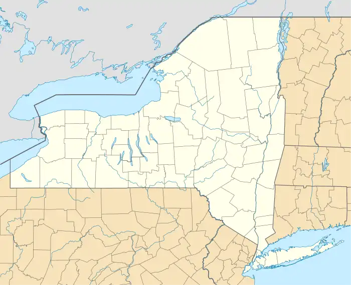 Hoosick Falls is located in New York