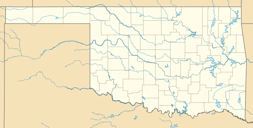 Keefton is located in Oklahoma