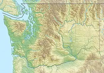 Location of Long Lake in Washington, USA.