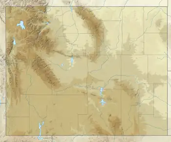 Hidden Falls (Teton County, Wyoming) is located in Wyoming