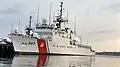 USCGC Escanaba at port in Boston Harbor, June 2021.   Ship is in drydock in Portsmouth, VA as of January 2023