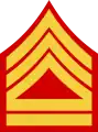 Technical sergeant insignia, U.S. Marine Corps (1941–1946)