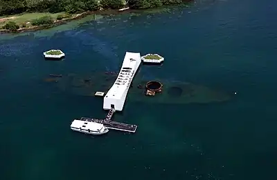 USS Arizona Memorial in 2002