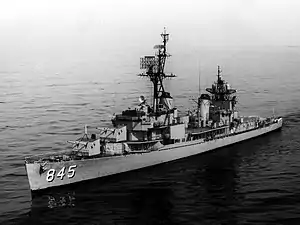 USS Bausell (DD-845) in 1965