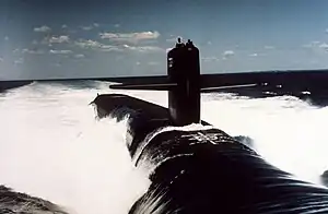 USS Nevada (SSBN-733) underway