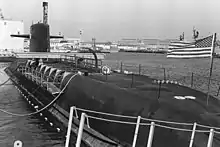 Nuclear ballistic missile submarine USS Sam Rayburn