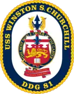 DDG-81 USS Winston Churchill Coat of Arms