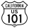 U.S. Route 101 Alternate marker