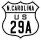 U.S. Highway 29A marker