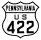 U.S. Route 422 Bypass marker