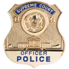 Badge of a US Supreme Court Police Officer