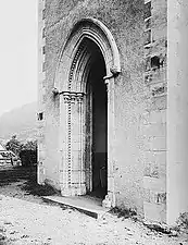 Main entrance to the church