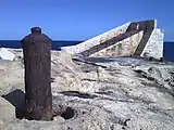 Old cannon used as a mooring bollard, near the entrance of the Grand Harbour, Malta