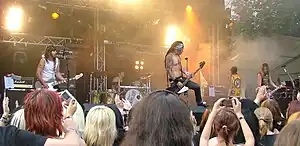 Uniklubi performing at Rockcock, 2008