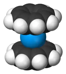 Uranocene space-filling model