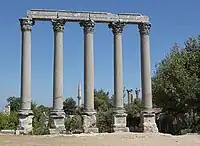 Tyche temple in Diokaesareia