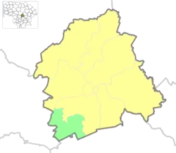 Location of Užusaliai eldership