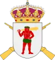 Coat of arms of the Västerbotten Regiment (I 20/Fo 61) 1977–1994 and the Lapland Brigade (Lapplandsbrigaden, NB 20) 1994–1997.