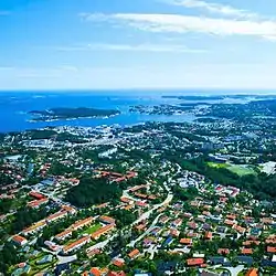 View of the Vågsbygd from Slettheia