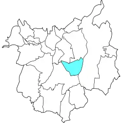 Location of Vítkovice in Ostrava