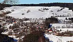 Vítkovice seen from Benecko