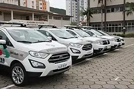 Patrol car Ford EcoSport and Renault Duster PMSC.