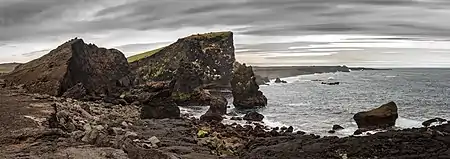 Valahnúkamöl coast to south towards Reykjanestá