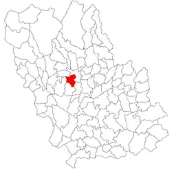 Location in Prahova County