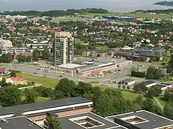 View of the neighborhood mall