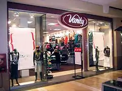 Vanity Clothing Store Front