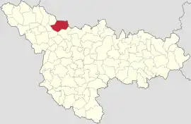 Location in Timiș County