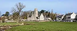 A general view of Vaux-sur-Aure