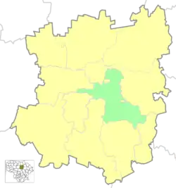 Location of Velžys Eldership