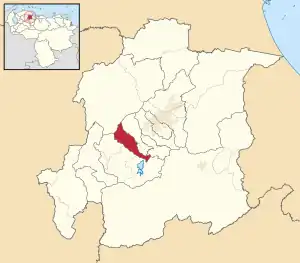 Location in Yaracuy