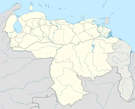 Machurucuto raid is located in Venezuela