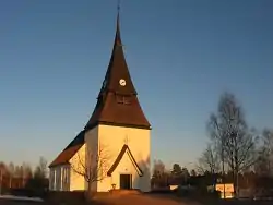 Venjan Church in April 2005