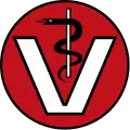 The V-form as a symbol of veterinary medicine.