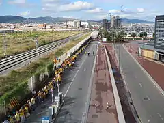 Catalan Way in Badalona