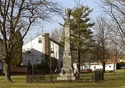 War Memorial at Route 193 and Warren-Sharon Road