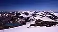 View from Mistaya: the Wapta Icefield