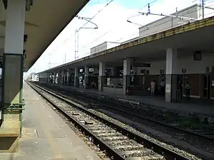 View of track 1.