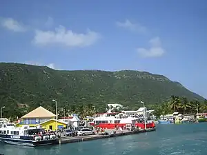 The village of Beauséjour in the commune of La Désirade