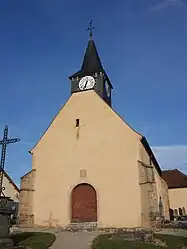 The church in Villers-Rotin