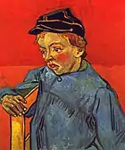 The Schoolboy with Uniform Cap (Camille Roulin), early December 1888, Museu de Arte de São Paulo, São Paulo, Brazil (F665)