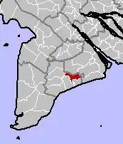 Location in Bạc Liêu province