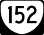 State Route 152 marker