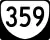 State Route 359 marker