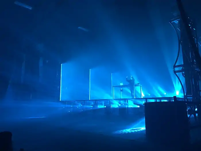 Robinson performing as Virtual Self in Brooklyn, New York on December 8, 2017